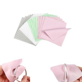 10pcs Polish Polishing Cloth Silver Color Cleaning Polishing Cloth Soft Clean Wipe Wiping Cloth For Silver Gold Jewelry Tool