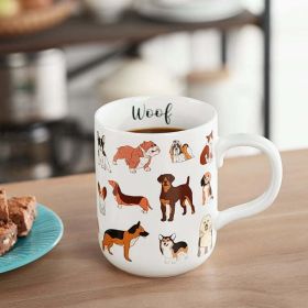 Mainstays 16.06-Oz Stoneware Dog Mug, White