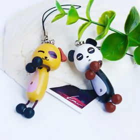 [Happy Panda & Dog] - Cell Phone Charm Strap / Camera Charm Strap / Handbags Charms