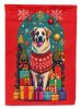 Anatolian Shepherd Dog Holiday Christmas Garden Flag Mailbox Flag Decorative Yard Flag Banner Outside Patio Artwork Yard Flower Beds, Garden Size, Mul