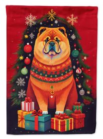 Chow Chow Holiday Christmas Garden Flag Mailbox Flag Decorative Yard Flag Banner Outside Patio Artwork Yard Flower Beds, Garden Size, Multicolor