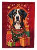 Entlebucher Mountain Dog Holiday Christmas Garden Flag Mailbox Flag Decorative Yard Flag Banner Outside Patio Artwork Yard Flower Beds, Garden Size, M