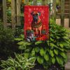 Bullmastiff Holiday Christmas Garden Flag Mailbox Flag Decorative Yard Flag Banner Outside Patio Artwork Yard Flower Beds, Garden Size, Multicolor