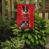 Border Collie Holiday Christmas Garden Flag Mailbox Flag Decorative Yard Flag Banner Outside Patio Artwork Yard Flower Beds, Garden Size, Multicolor