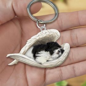 Creative Fashion Cute Dog-shaped Acrylic Keychain (Specification: Double Sided Printing, Color: 11style)