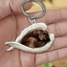 Creative Fashion Cute Dog-shaped Acrylic Keychain (Specification: Single Sided Printing, Color: 34Style)