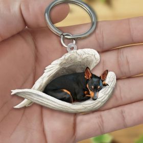 Creative Fashion Cute Dog-shaped Acrylic Keychain (Specification: Single Sided Printing, Color: 28Style)