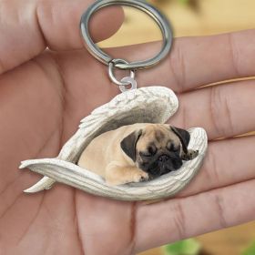 Creative Fashion Cute Dog-shaped Acrylic Keychain (Specification: Double Sided Printing, Color: 15style)