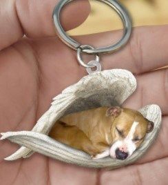 Creative Fashion Cute Dog-shaped Acrylic Keychain (Specification: Single Sided Printing, Color: 39Style)