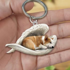 Creative Fashion Cute Dog-shaped Acrylic Keychain (Specification: Double Sided Printing, Color: 30Style)