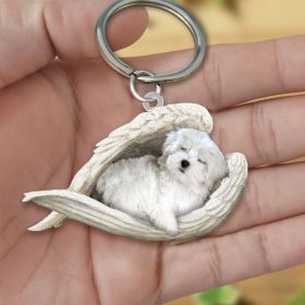 Creative Fashion Cute Dog-shaped Acrylic Keychain (Specification: Single Sided Printing, Color: 23style)