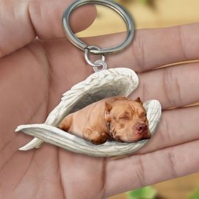 Creative Fashion Cute Dog-shaped Acrylic Keychain (Specification: Single Sided Printing, Color: 22style)