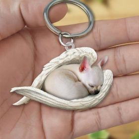 Creative Fashion Cute Dog-shaped Acrylic Keychain (Specification: Double Sided Printing, Color: 38Style)