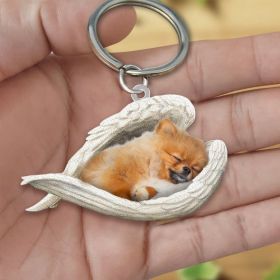 Creative Fashion Cute Dog-shaped Acrylic Keychain (Specification: Double Sided Printing, Color: 13style)