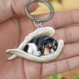 Creative Fashion Cute Dog-shaped Acrylic Keychain (Specification: Single Sided Printing, Color: 17style)