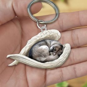 Creative Fashion Cute Dog-shaped Acrylic Keychain (Specification: Double Sided Printing, Color: 21style)