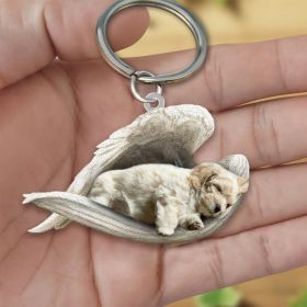 Creative Fashion Cute Dog-shaped Acrylic Keychain (Specification: Single Sided Printing, Color: 24style)