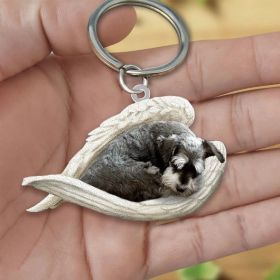 Creative Fashion Cute Dog-shaped Acrylic Keychain (Specification: Single Sided Printing, Color: 16style)