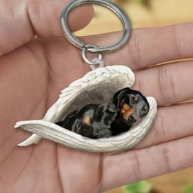 Creative Fashion Cute Dog-shaped Acrylic Keychain (Specification: Single Sided Printing, Color: 1style)