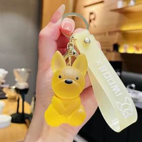 Cartoon Creative Fashion Car Key Chain Pendant (Style: Yellow Dog)