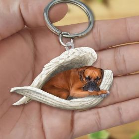 Acrylic Creative Cute Dog Animal Keychain (Specification: Single Sided Printing, Color: 14style)