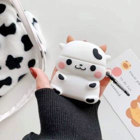 Case for Airpods 3 Case Airpods pro 2 1 Soft Silicone Wireless Bluetooth Earphone Protective Cover (Color: Cow, size: For Airpods 1 or 2)