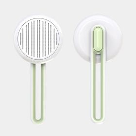 Aiwo Pet Comb Cat Knot Opening Comb Dog Needle Comb Float Removing Massage Comb Cat Products Cross border (colour: Hollow Needle Comb - Green, Specifications: individual)