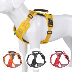 No Pull Pet Harness For Dog & Cat; Adjustable Soft Padded Large Dog Harness With Easy Control Handle (Color: black, size: S)