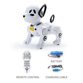 Children's Intelligent Robot Dog Toy; Cute Pet Dog Move And Dance Electronic Dog Pet; Companion Robot Toy (Color: White)