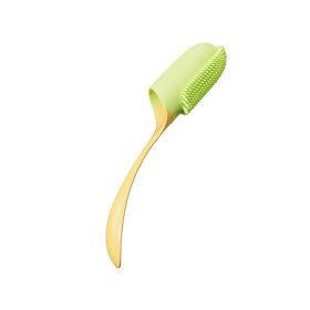 Pet Silicone Tooth Cleaning Care Finger Wrap Cat Dog Oral Cleaning Toothbrush Tool Dog Cat Finger Toothbrush Supplies  Dog Toothbrush Kit (Color: green)