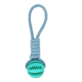 Pet Tooth Cleaning Bite Resistant Toy Ball for Pet Dogs Puppy (Type: Pet Supplies, Color: Blue)